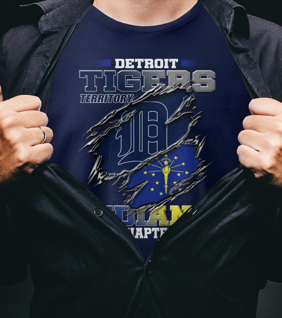 Detroit Tigers Territory Indiana Chapter T-Shirt