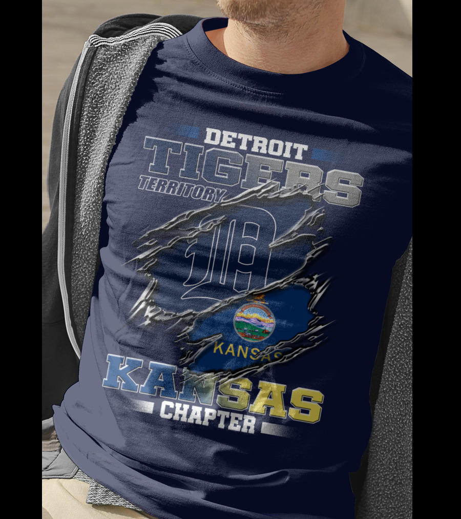 Detroit Tigers Territory Kansas Chapter T-Shirt