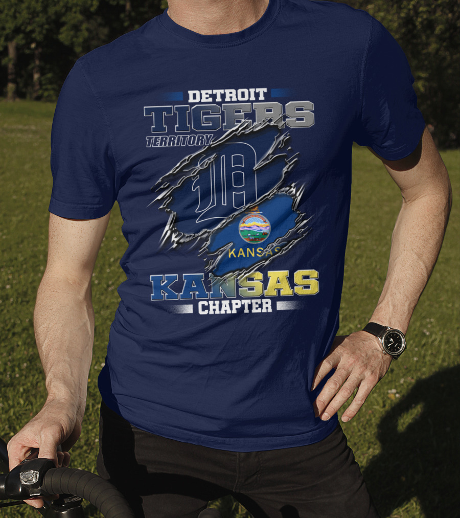 Detroit Tigers Territory Kansas Chapter T-Shirt