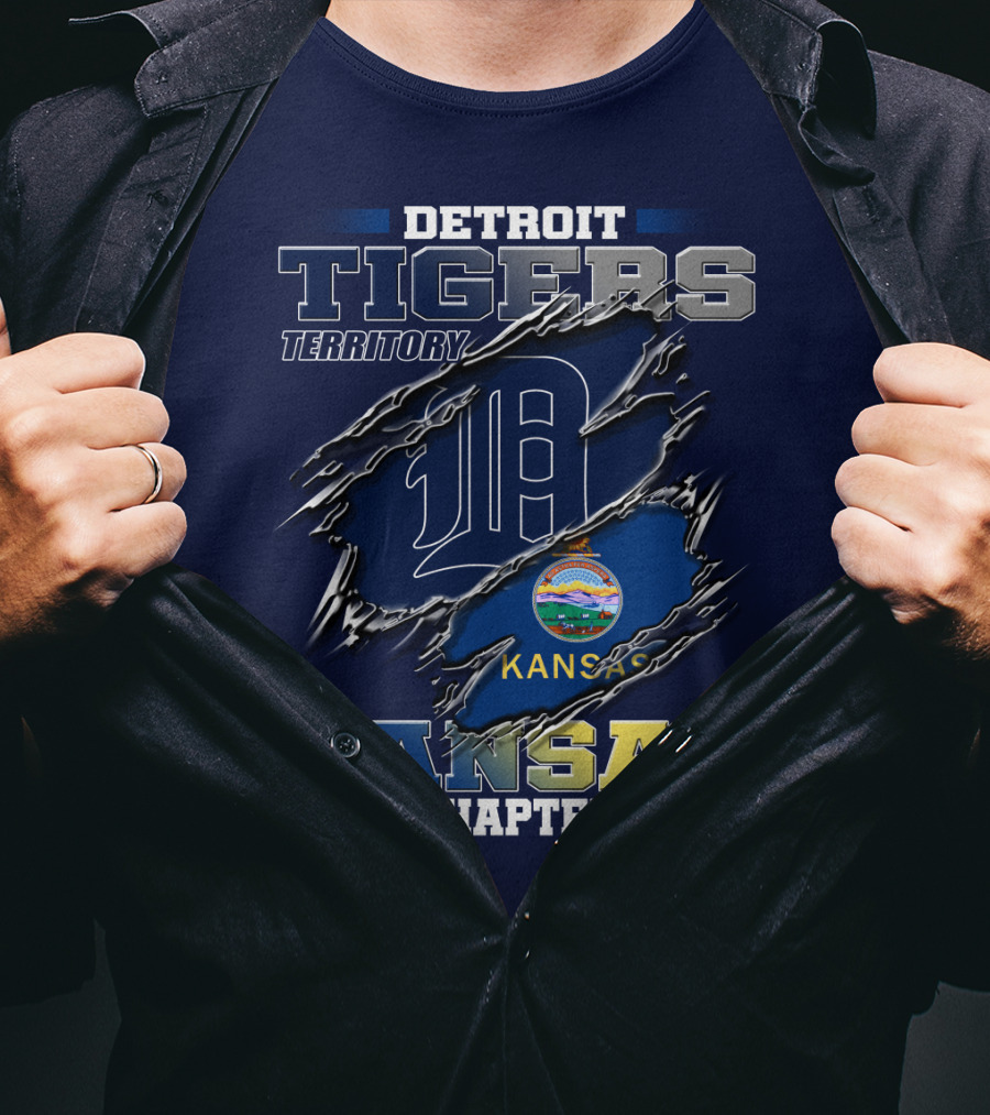Detroit Tigers Territory Kansas Chapter T-Shirt