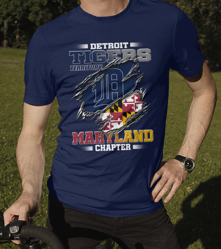 Detroit Tigers Territory Maryland Chapter T-Shirt