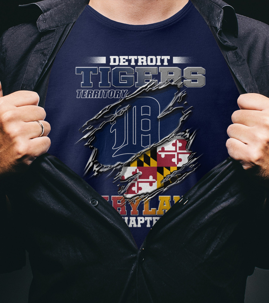 Detroit Tigers Territory Maryland Chapter T-Shirt