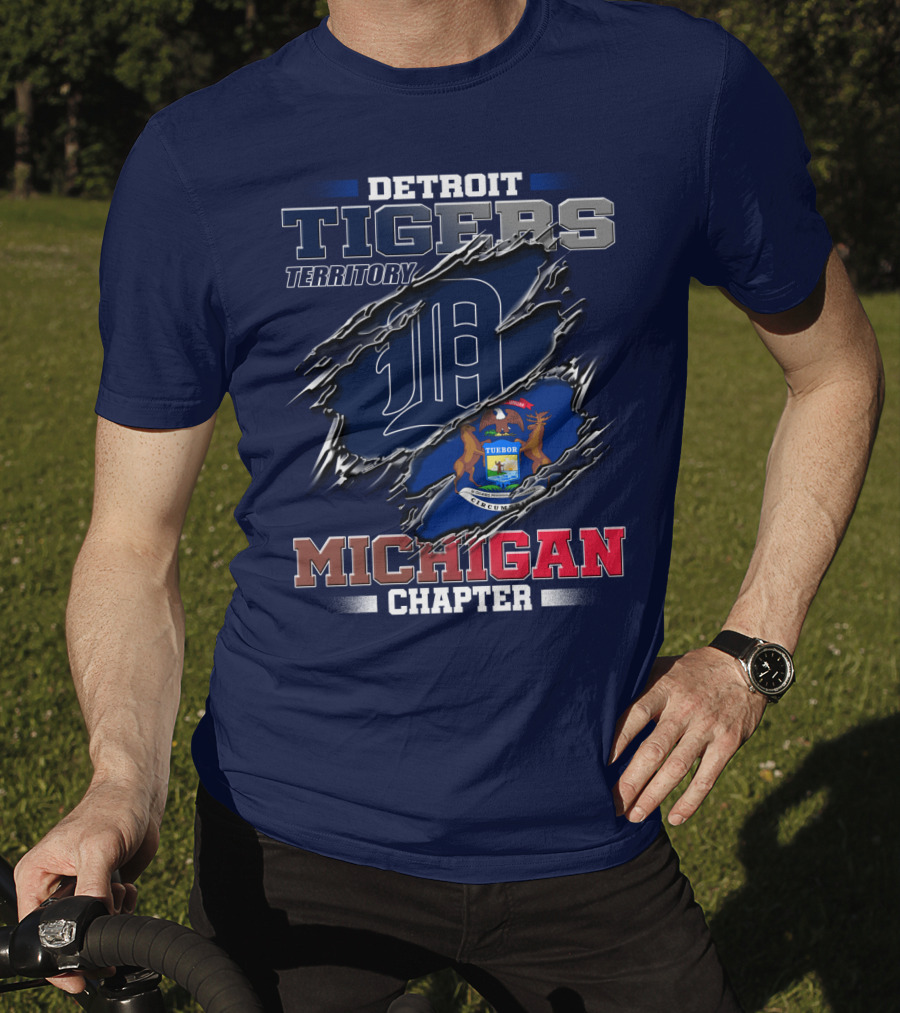 Detroit Tigers Territory Michigan Chapter T-Shirt