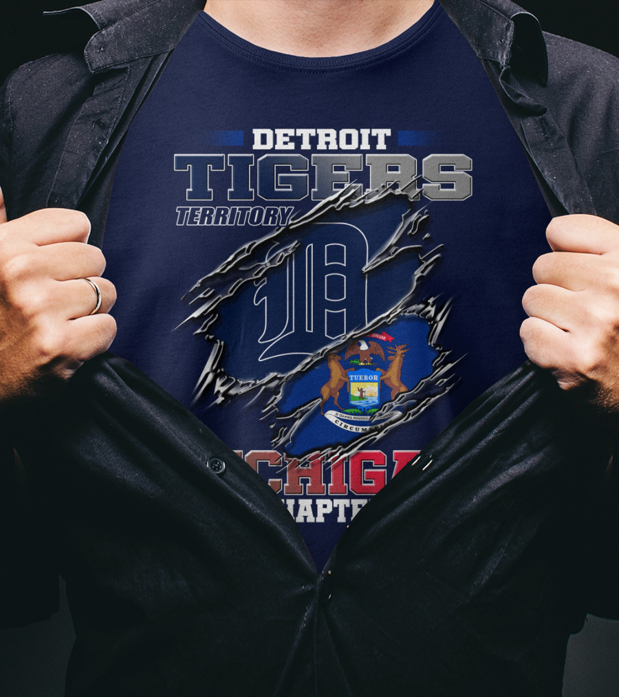 Detroit Tigers Territory Michigan Chapter T-Shirt