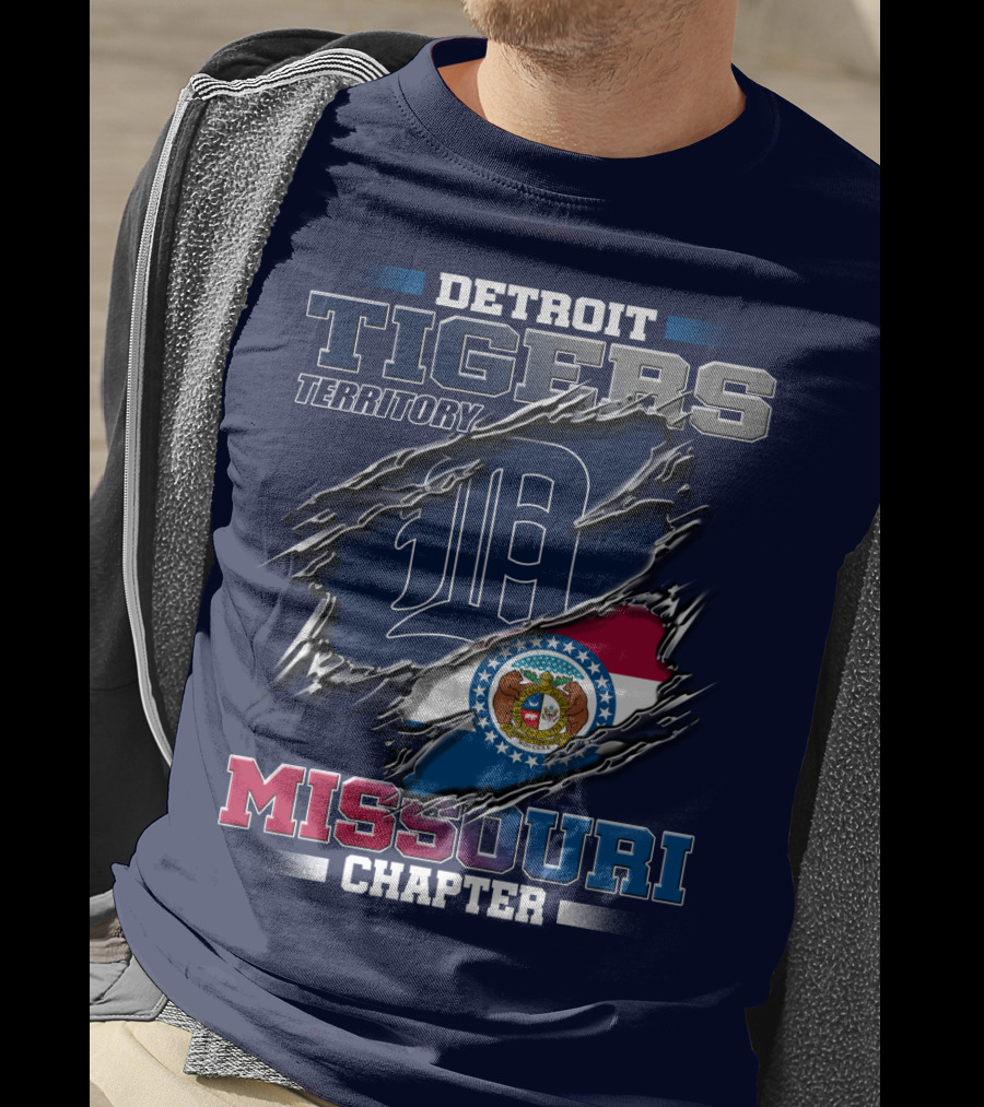 Detroit Tigers Territory Missouri Chapter T-Shirt