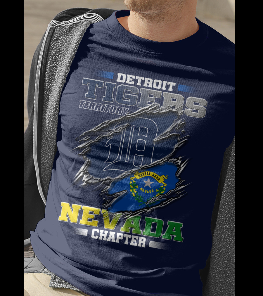 Detroit Tigers Territory Nevada Chapter T-Shirt