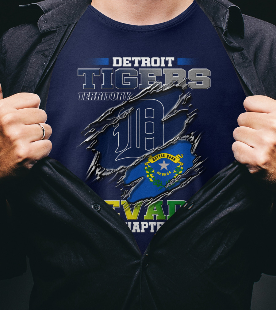 Detroit Tigers Territory Nevada Chapter T-Shirt