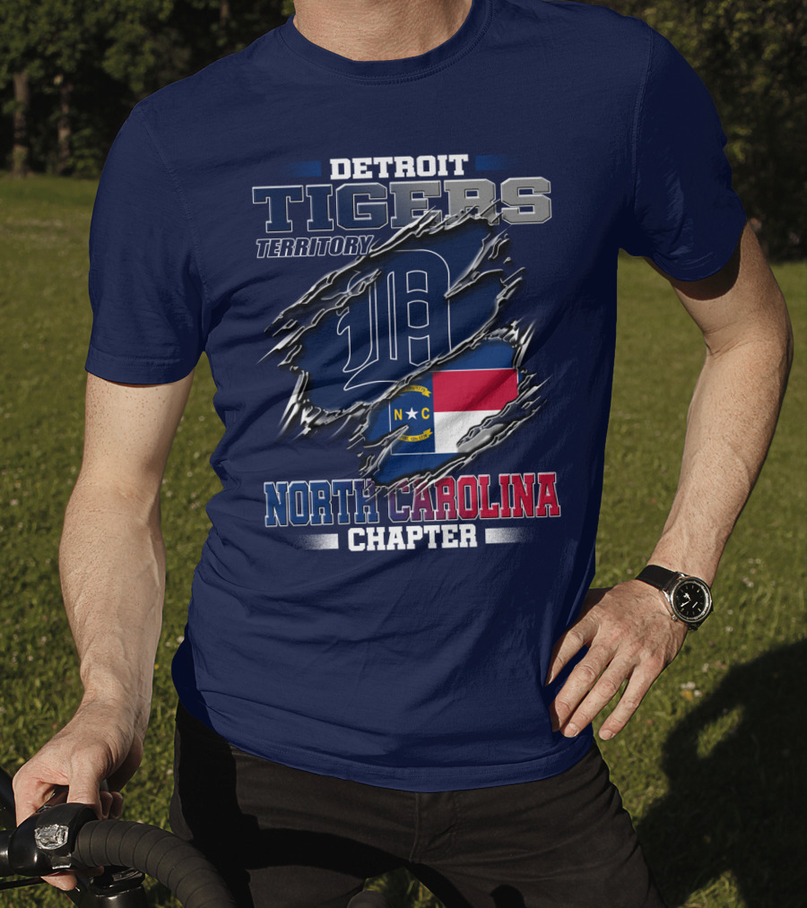Detroit Tigers Territory North Carolina Chapter T-Shirt