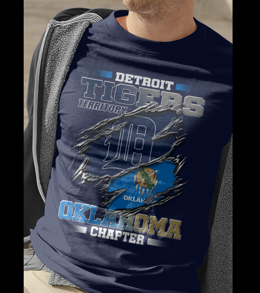 Detroit Tigers Territory Oklahoma Chapter T-Shirt