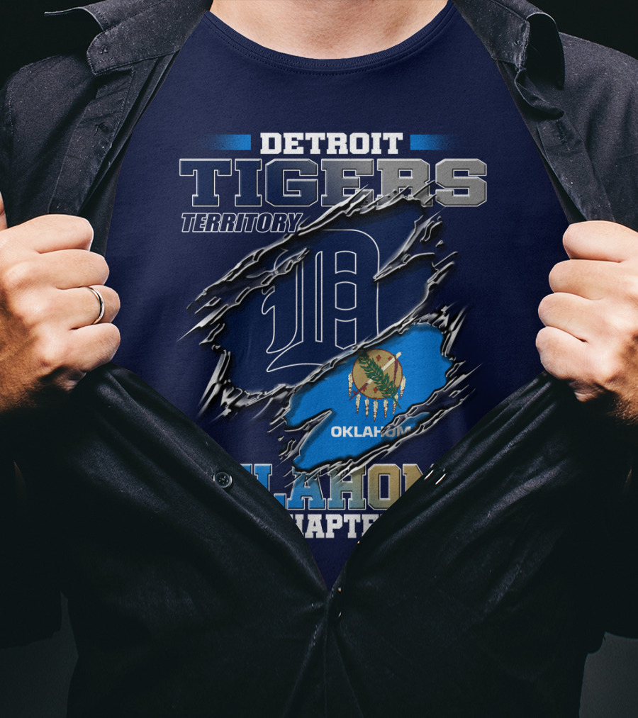 Detroit Tigers Territory Oklahoma Chapter T-Shirt