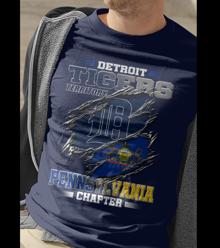 Detroit Tigers Territory Pennsylvania Chapter T-Shirt