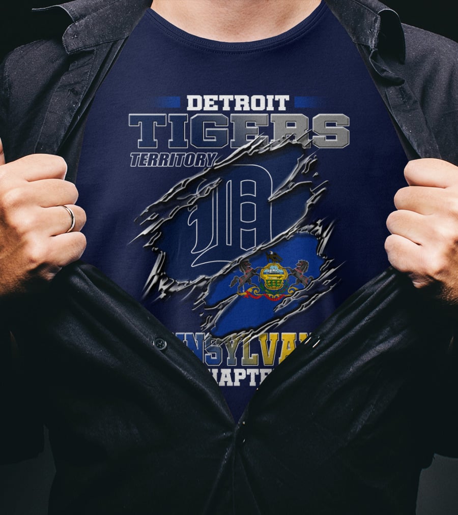 Detroit Tigers Territory Pennsylvania Chapter T-Shirt