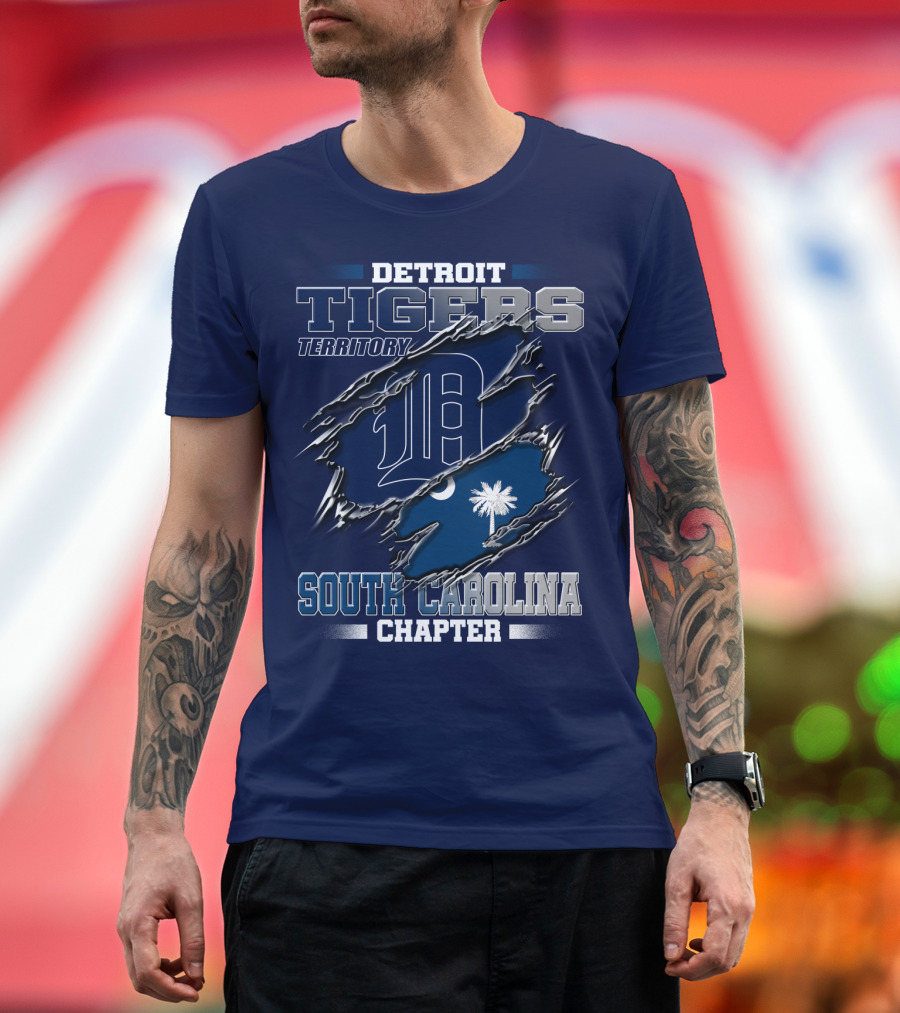 Detroit Tigers Territory South Carolina Chapter T-Shirt