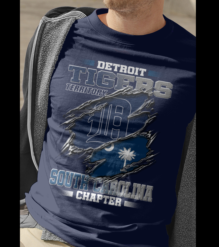 Detroit Tigers Territory South Carolina Chapter T-Shirt