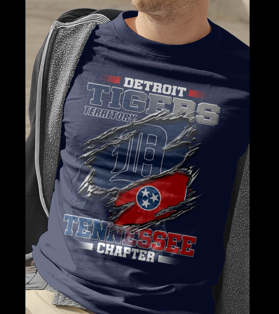 Detroit Tigers Territory Tennessee Chapter T-Shirt