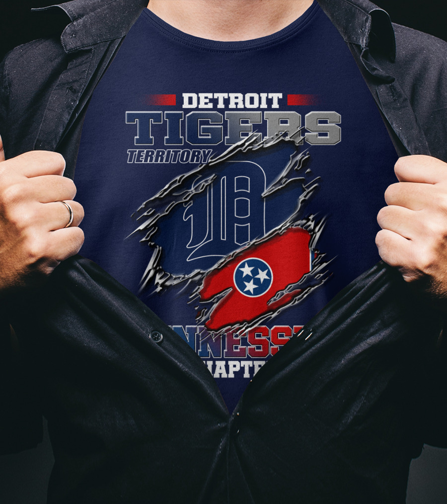 Detroit Tigers Territory Tennessee Chapter T-Shirt
