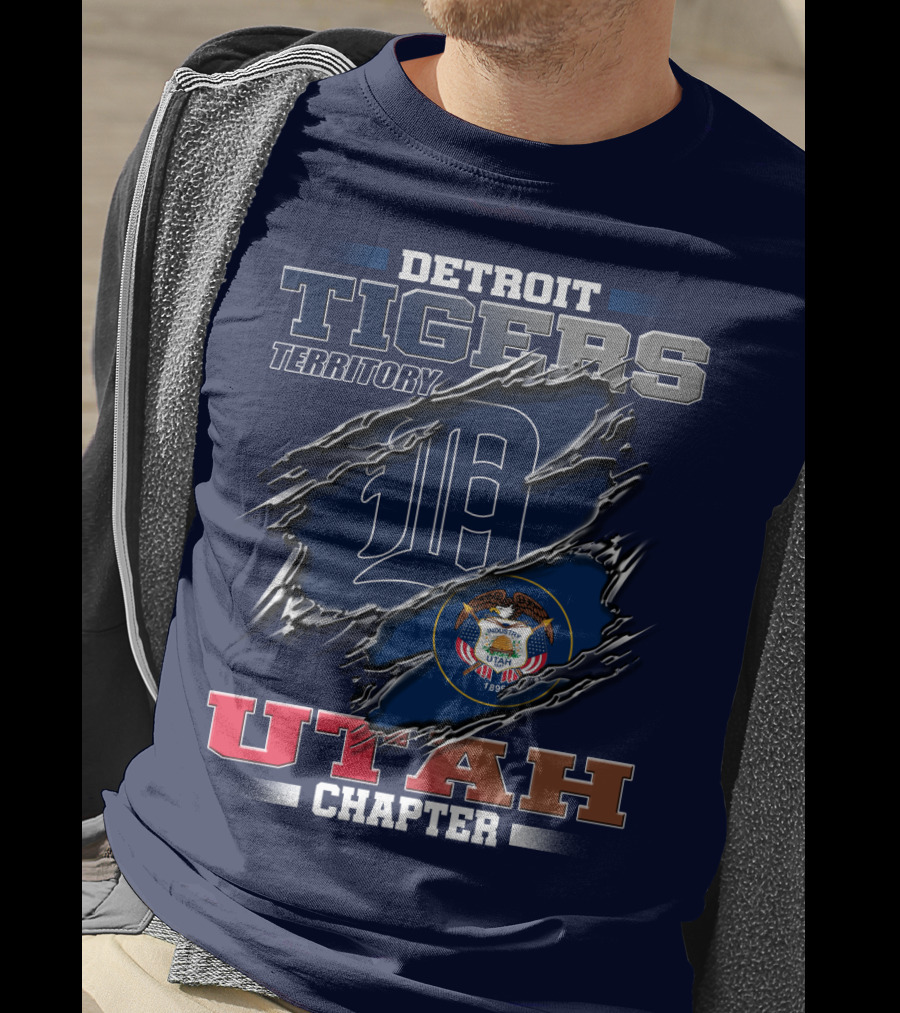 Detroit Tigers Territory Utah Chapter T-Shirt