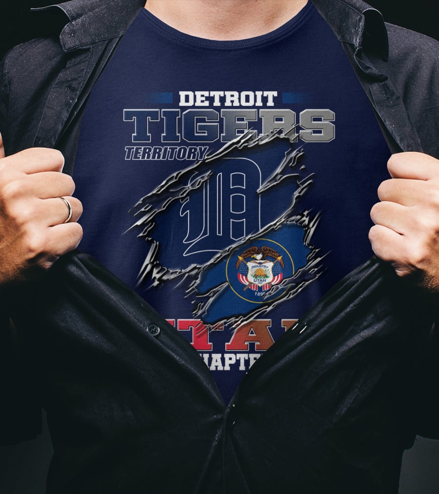 Detroit Tigers Territory Utah Chapter T-Shirt
