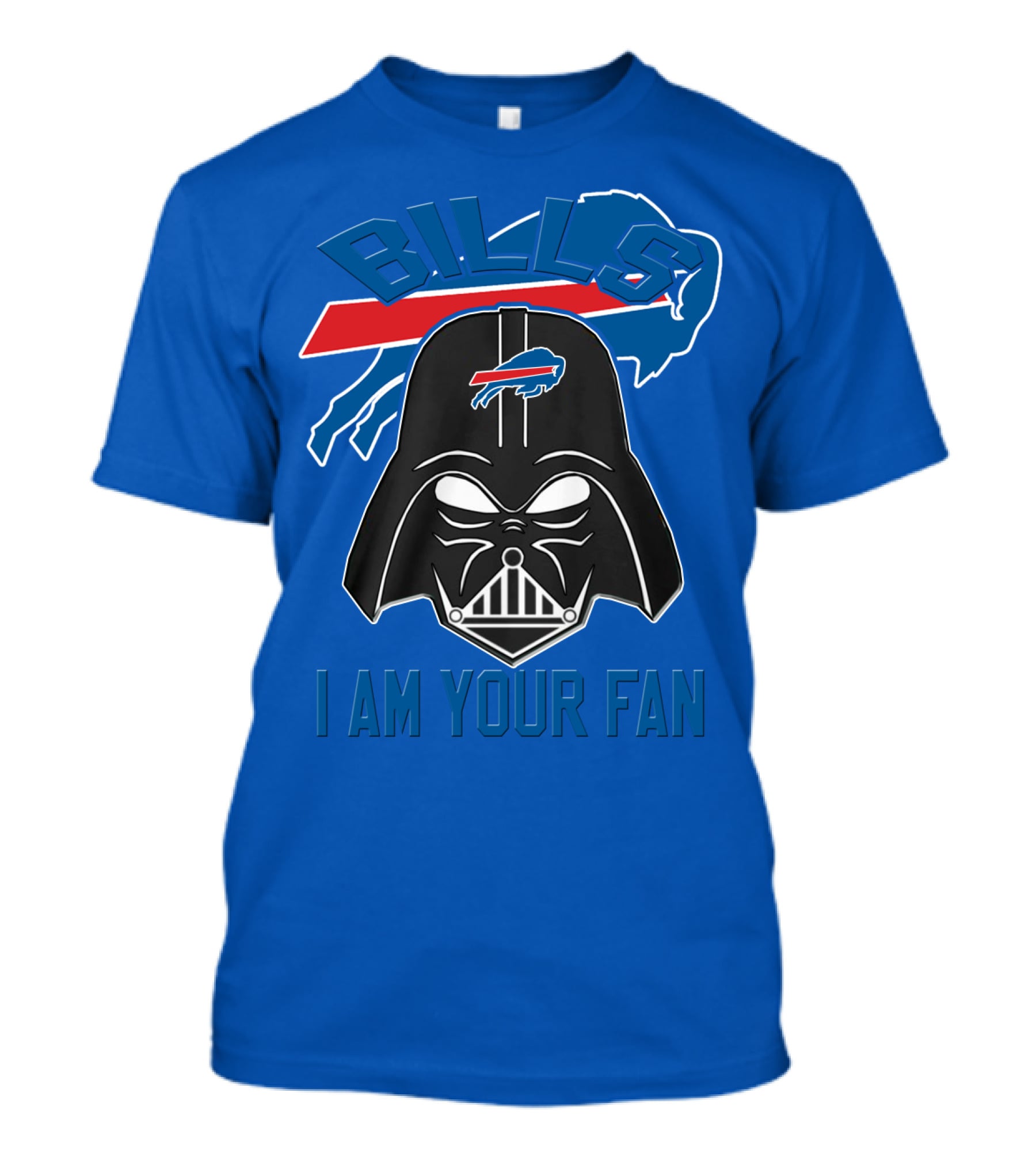 Buffalo Bills I Am Your Fan Darth Vader Helmet Nfl Crossover T-Shirt