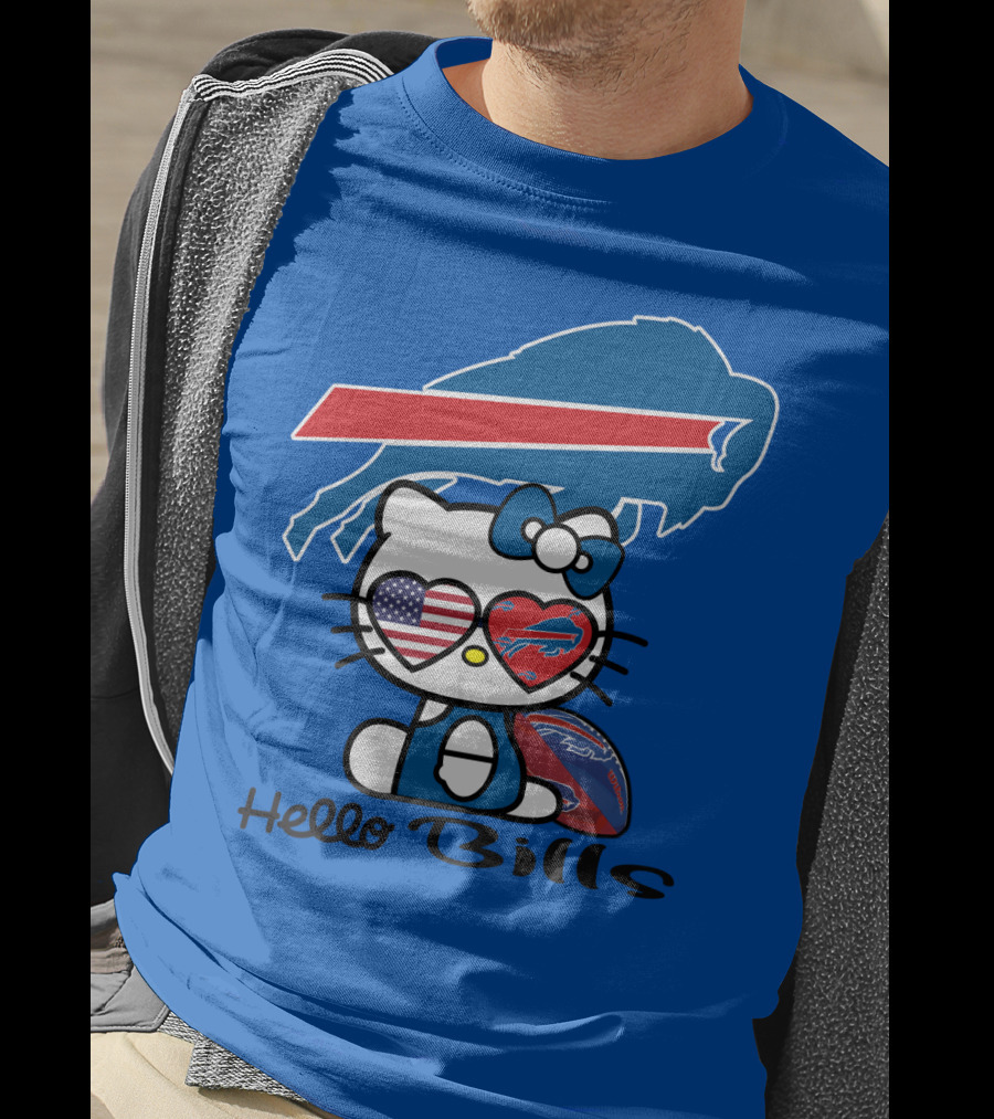 Hello Bills Buffalo Bills Football Hello Kitty T-Shirt