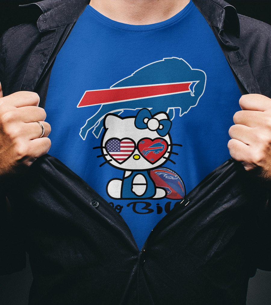 Hello Bills Buffalo Bills Football Hello Kitty T-Shirt