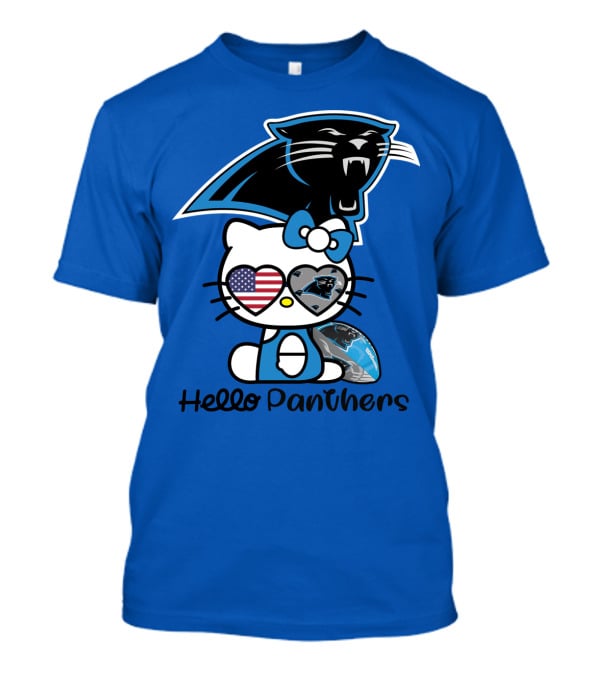 Hello Panthers Carolina Panthers Football T-Shirt