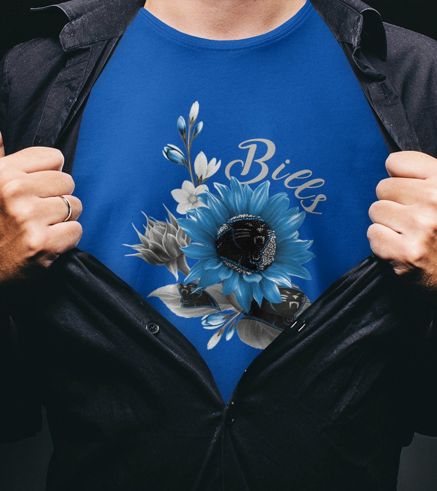 Carolina Panthers Bills Floral T-Shirt