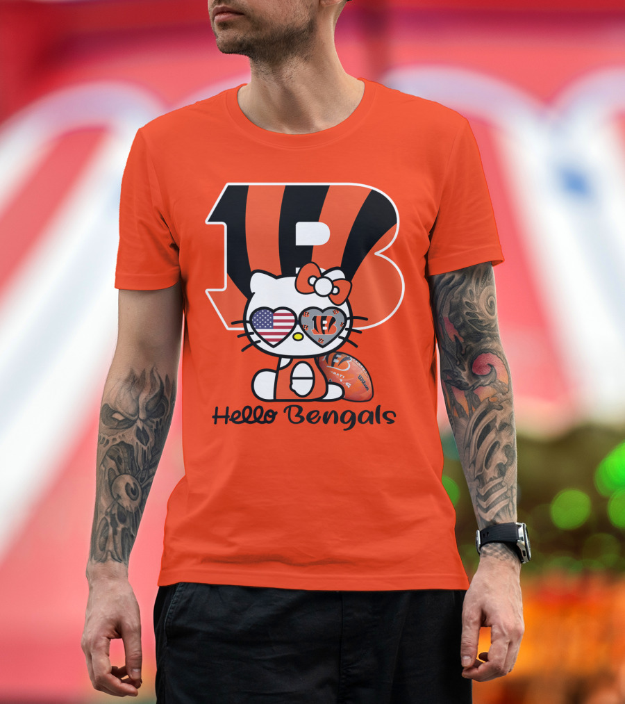 Hello Bengals Cincinnati Nfl Team T-Shirt