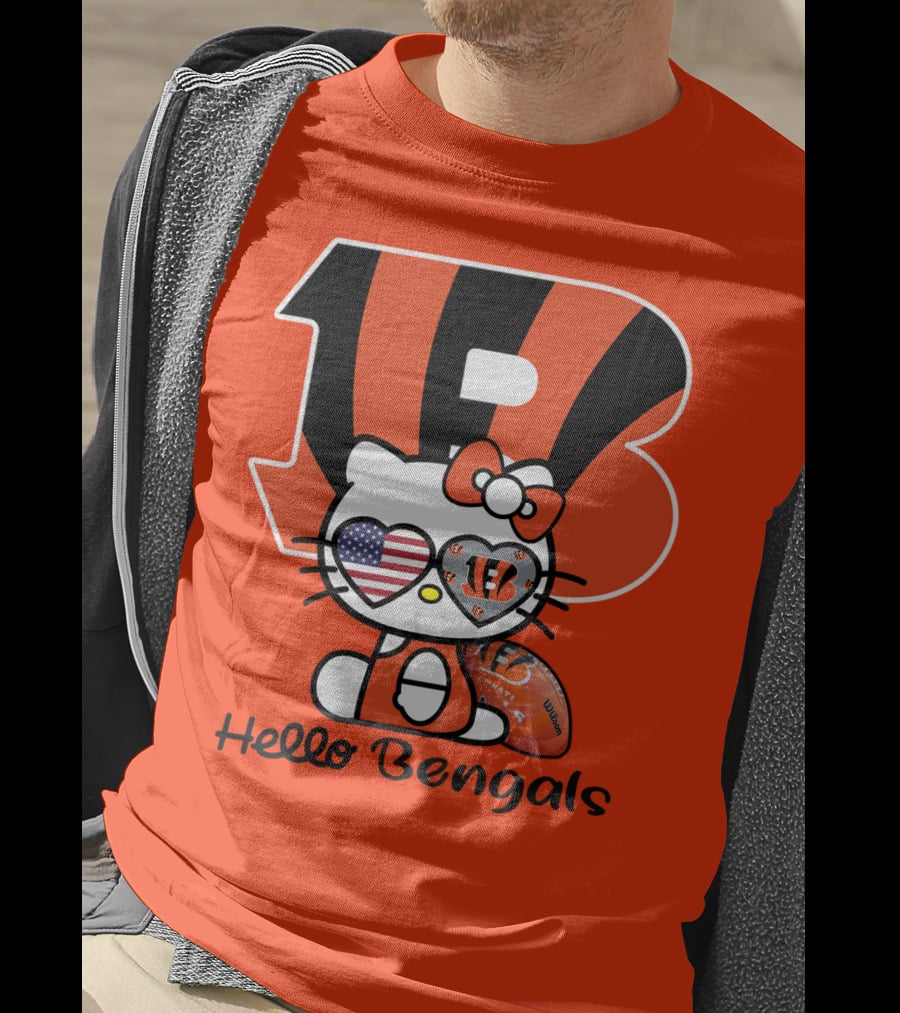Hello Bengals Cincinnati Nfl Team T-Shirt