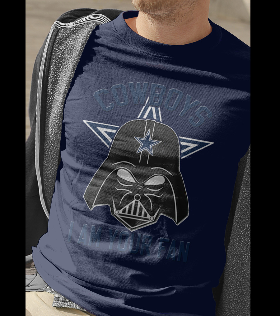 Cowboys I Am Your Fan Star Wars Dallas Cowboys Star T-Shirt