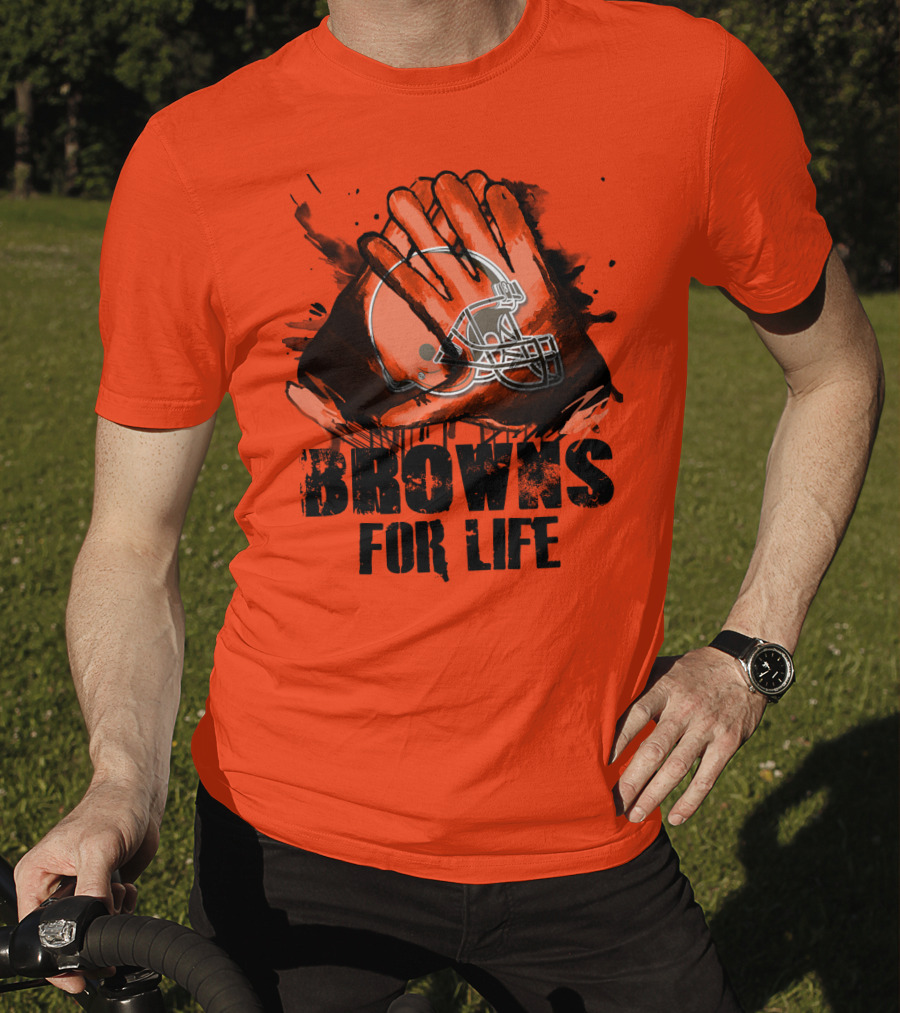 Browns For Life Cleveland Browns T-Shirt