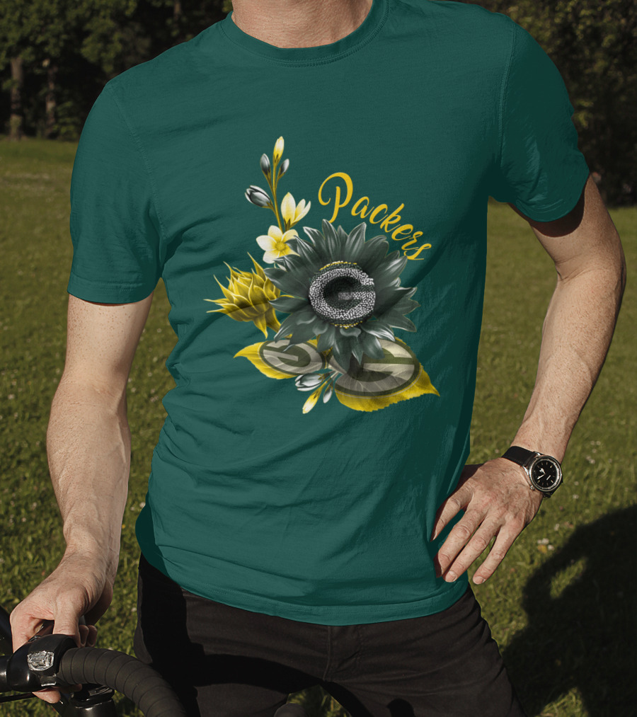 Packers G Floral Green Bay Packers T-Shirt