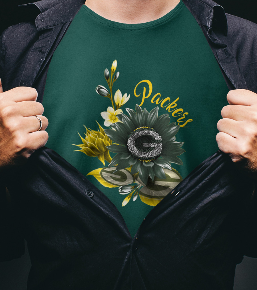 Packers G Floral Green Bay Packers T-Shirt