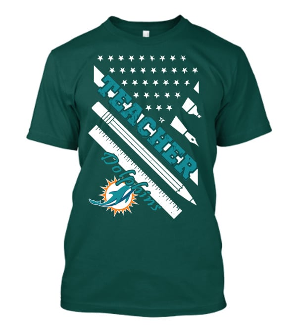 Teacher Miami Dolphins T-Shirt