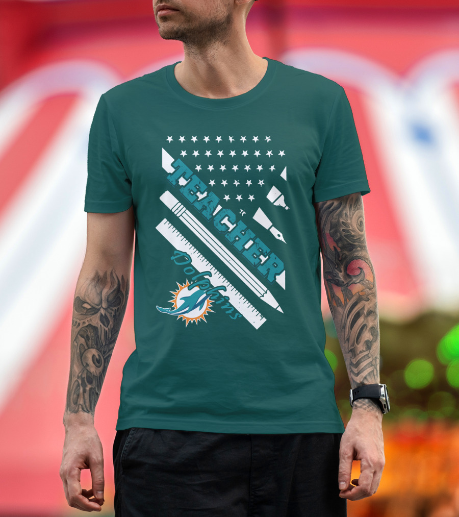 Teacher Miami Dolphins T-Shirt