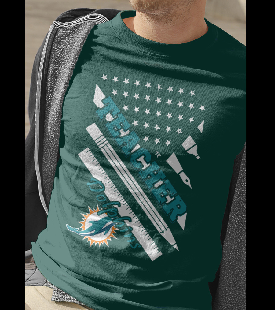 Teacher Miami Dolphins T-Shirt