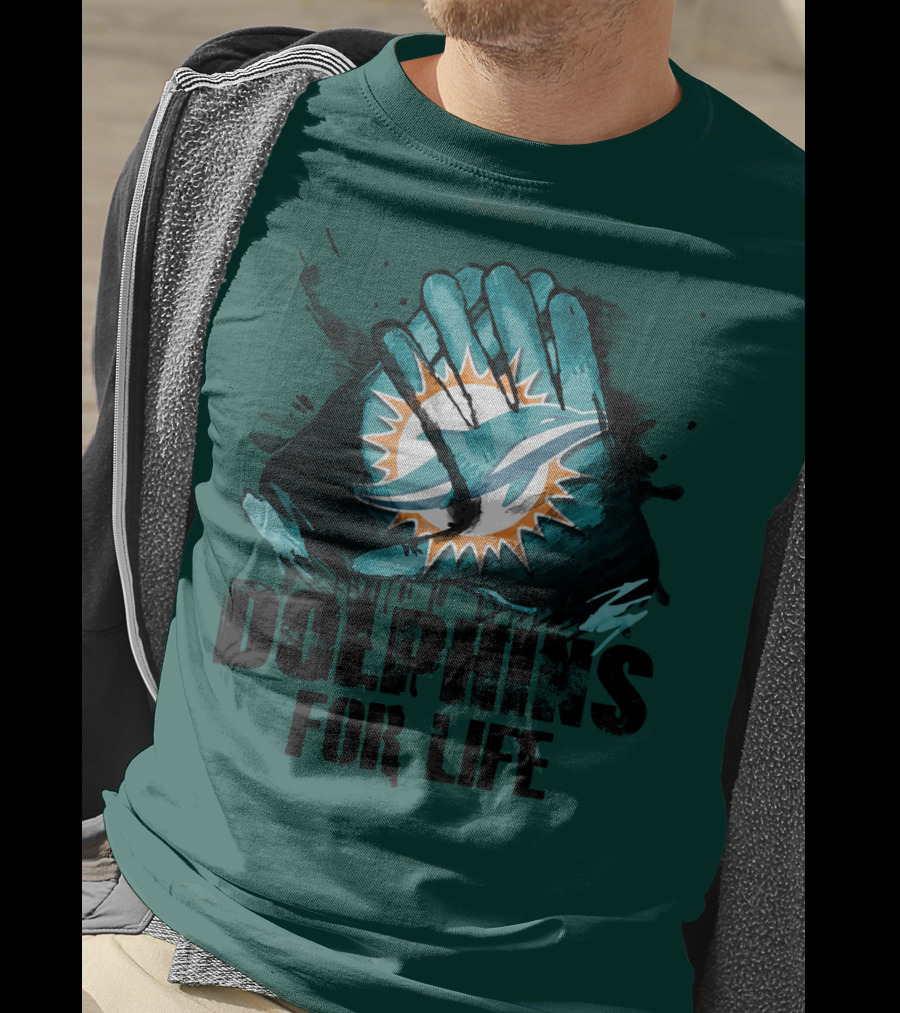 Dolphins For Life Miami Dolphins T-Shirt