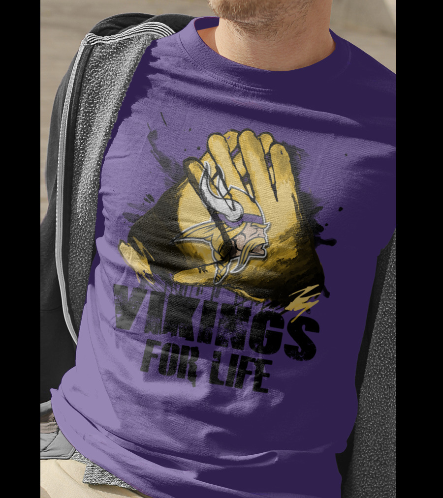 Vikings For Life Minnesota Vikings T-Shirt