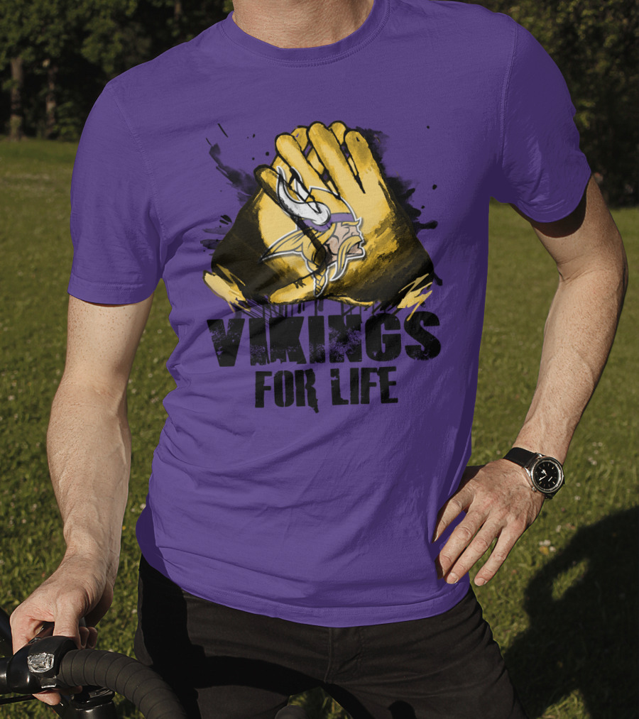 Vikings For Life Minnesota Vikings T-Shirt
