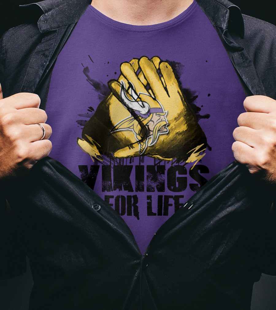 Vikings For Life Minnesota Vikings T-Shirt