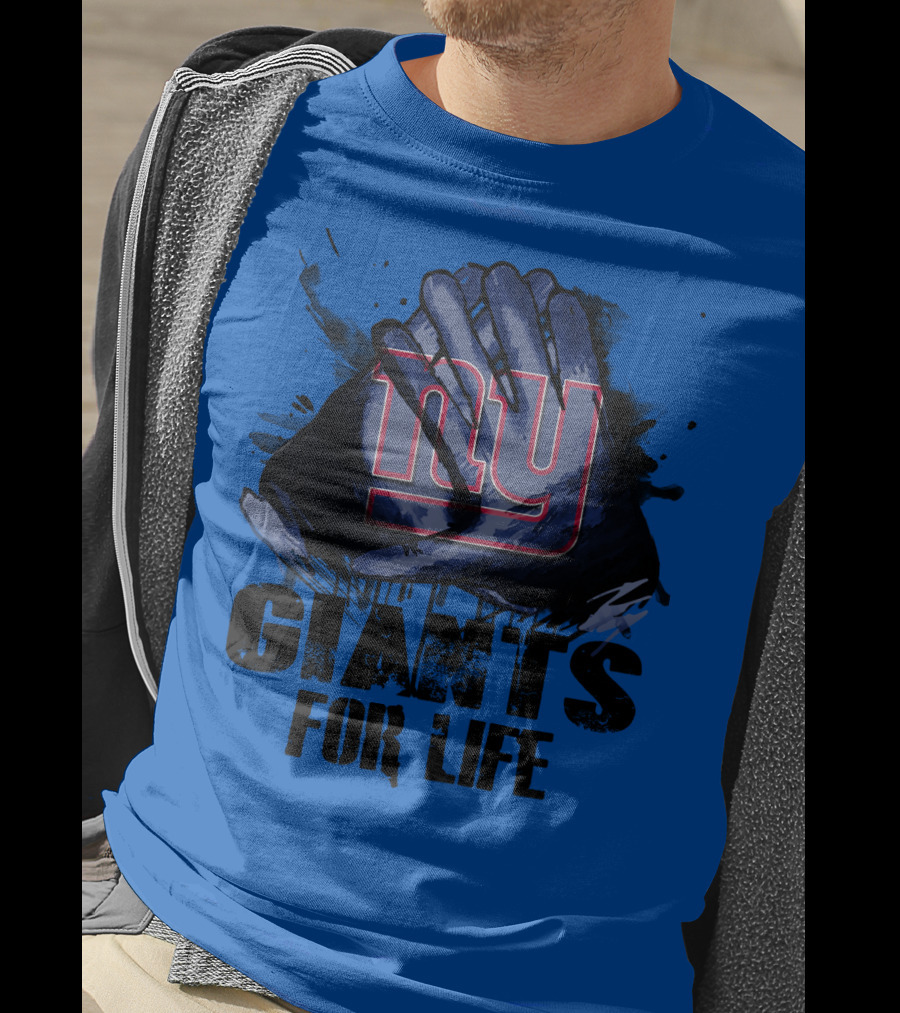 Newyork Giants For Life Ny Giants Fan Gear T-Shirt