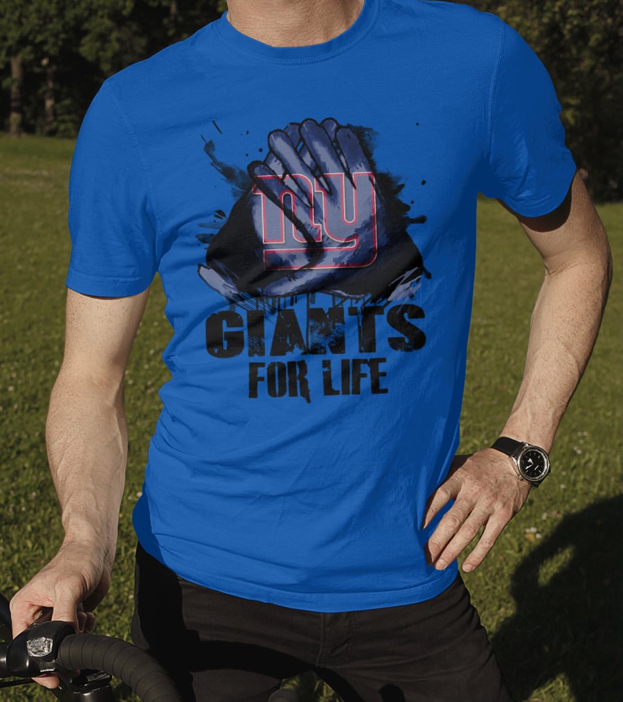 Newyork Giants For Life Ny Giants Fan Gear T-Shirt
