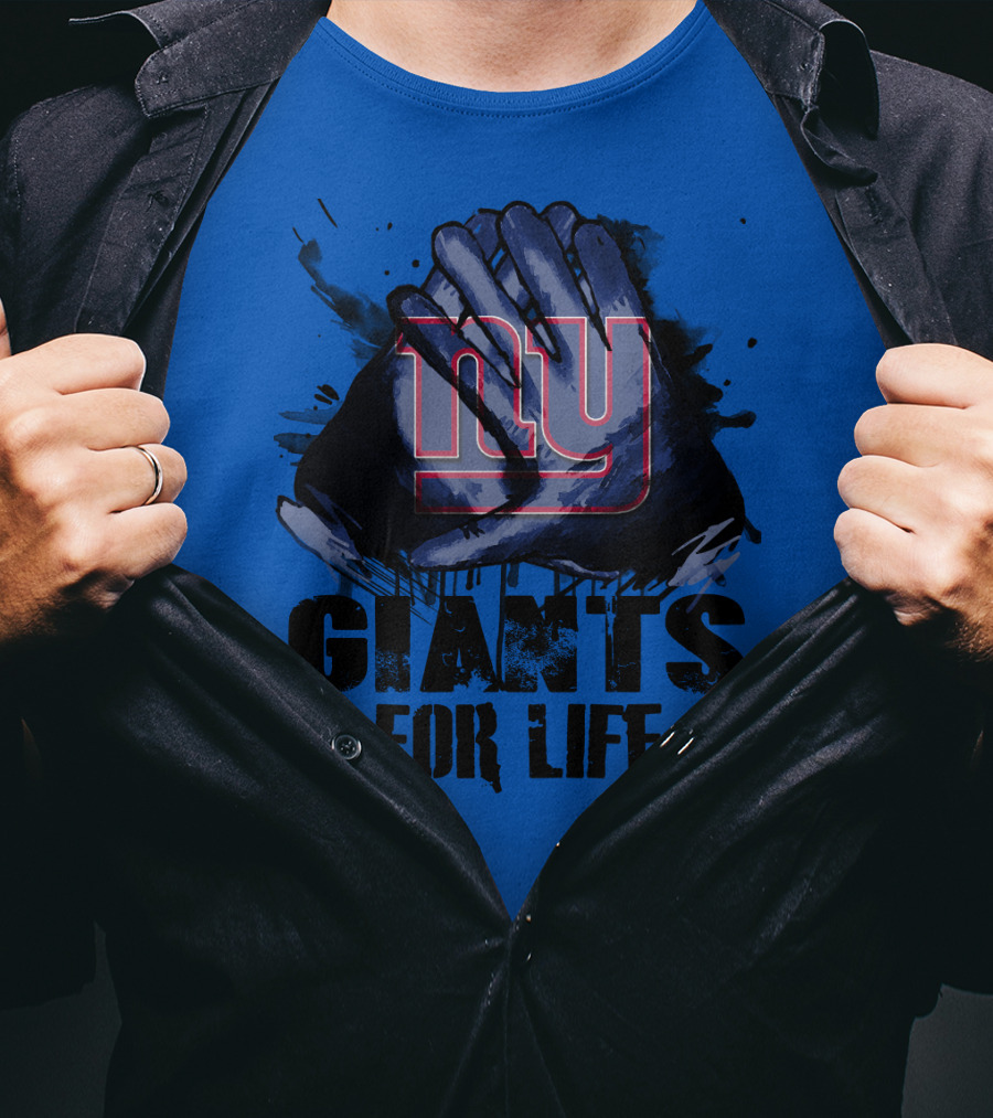 Newyork Giants For Life Ny Giants Fan Gear T-Shirt