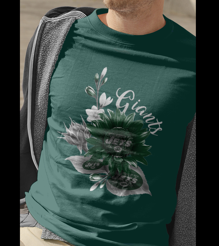 Giants Jets Floral T-Shirt