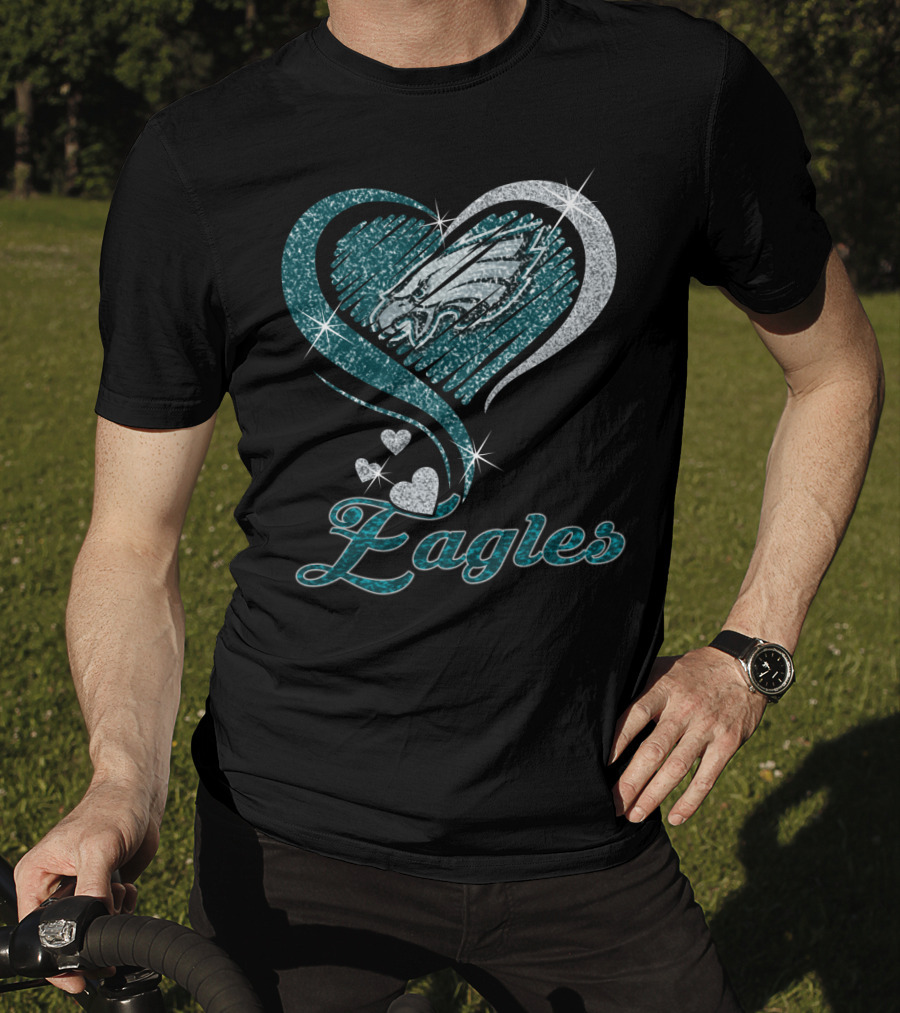 Philadelphia Eagles Heart T-Shirt