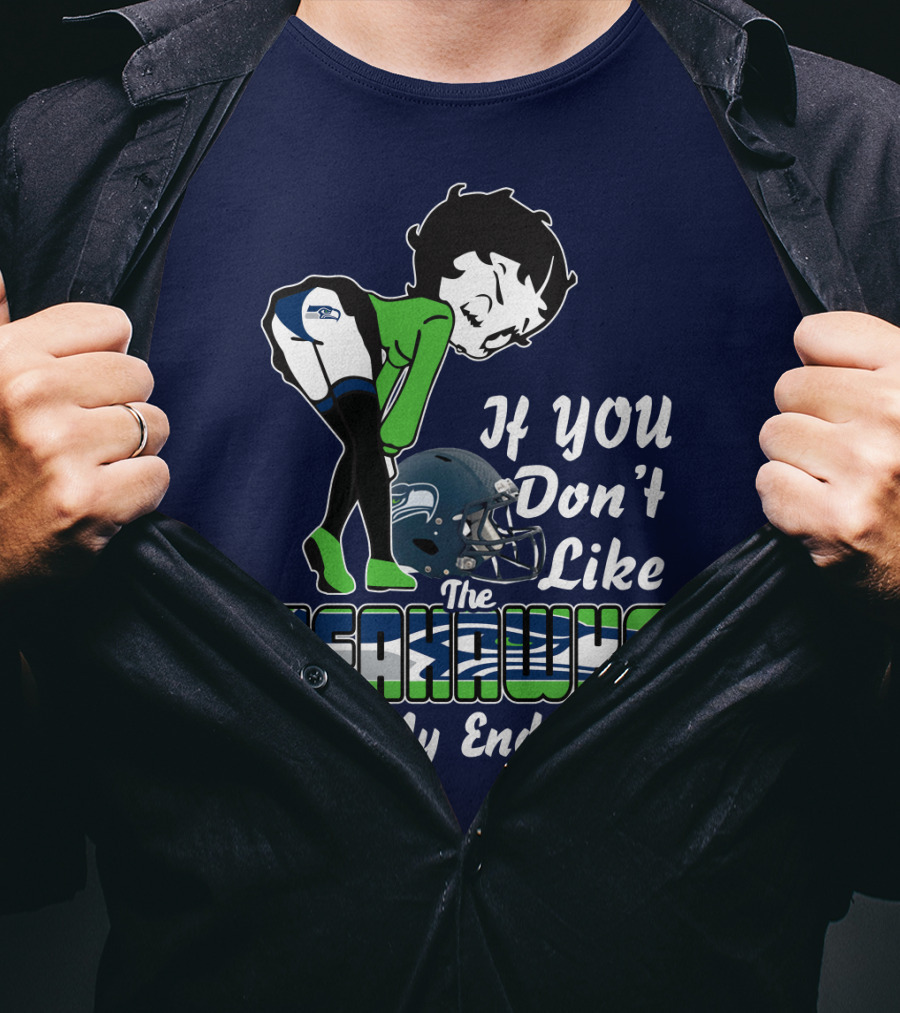 If You Don't Like The Seahawks Kiss My Endzone T-Shirt
