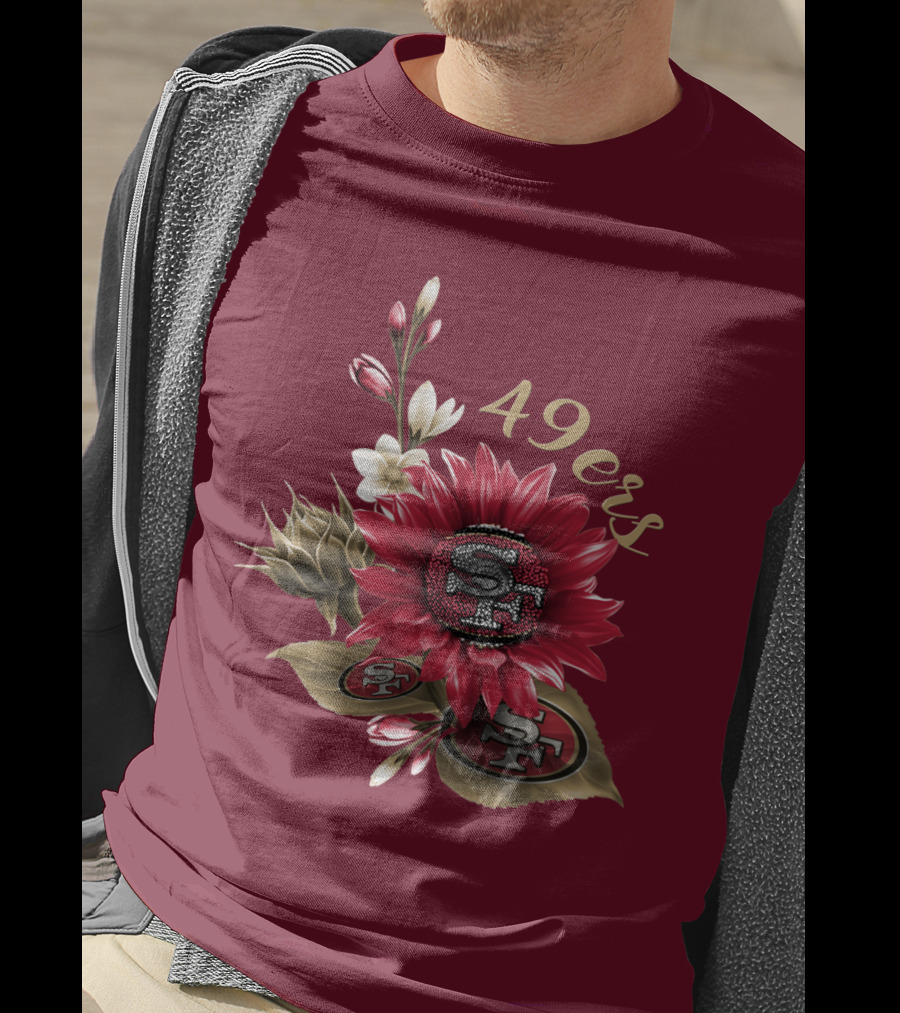 San Francisco 49ers Floral T-Shirt