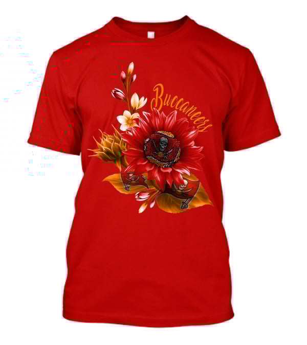 Buccaneers Floral Skull T-Shirt