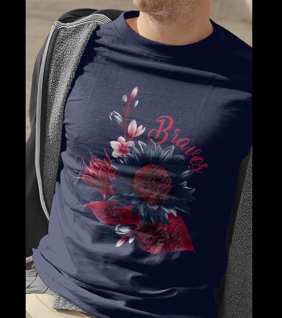 Atlanta Braves Floral A T-Shirt