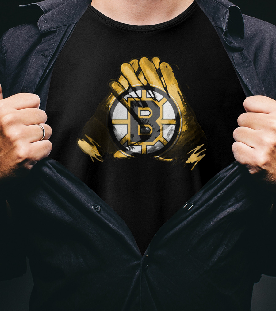 Boston Bruins Logo Bruins For Life T-Shirt